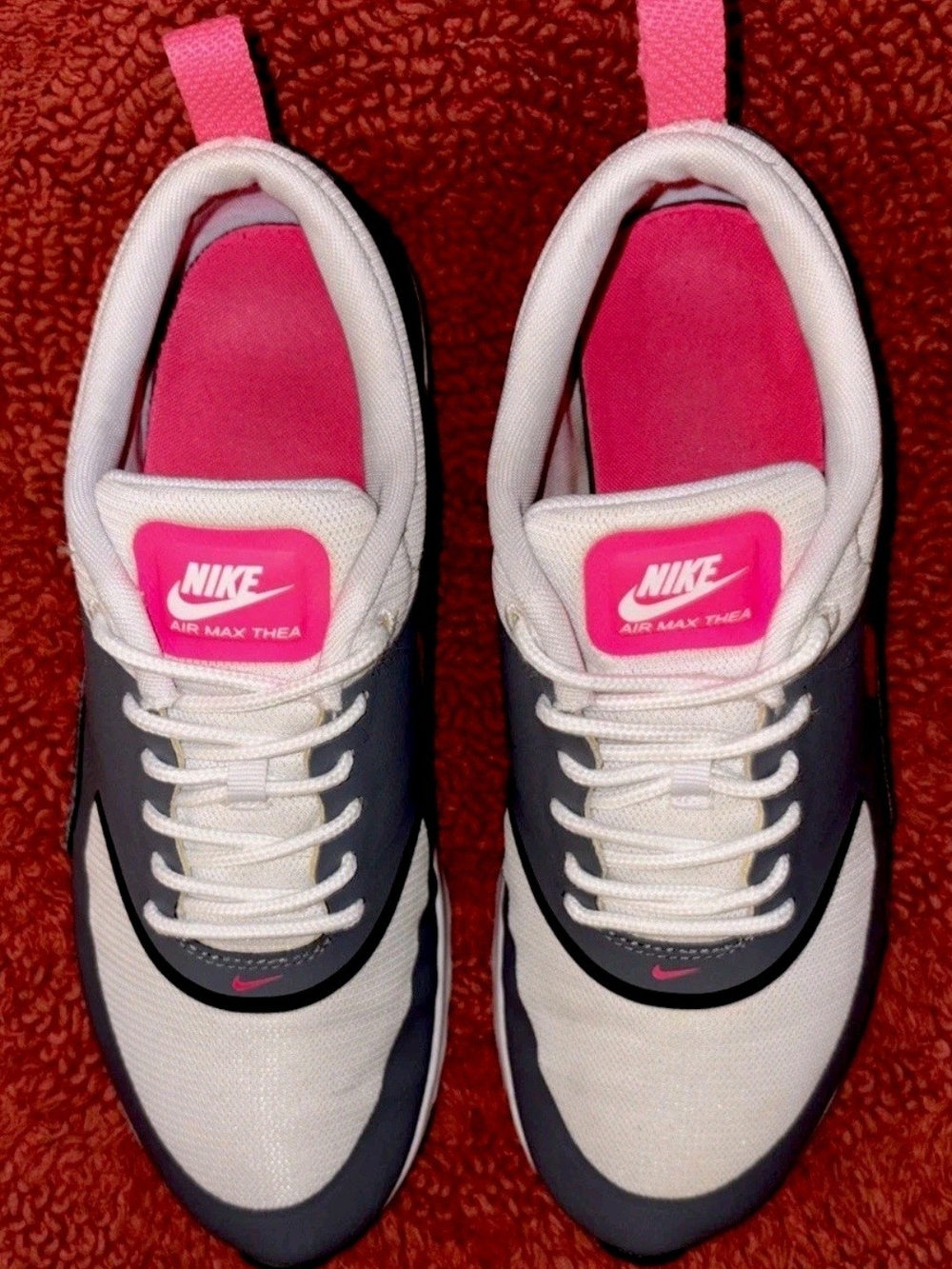 Nike Womens Air Max Thea Running Shoes Multicolor Low Top Lace Up 9 - Picture 7 of 7